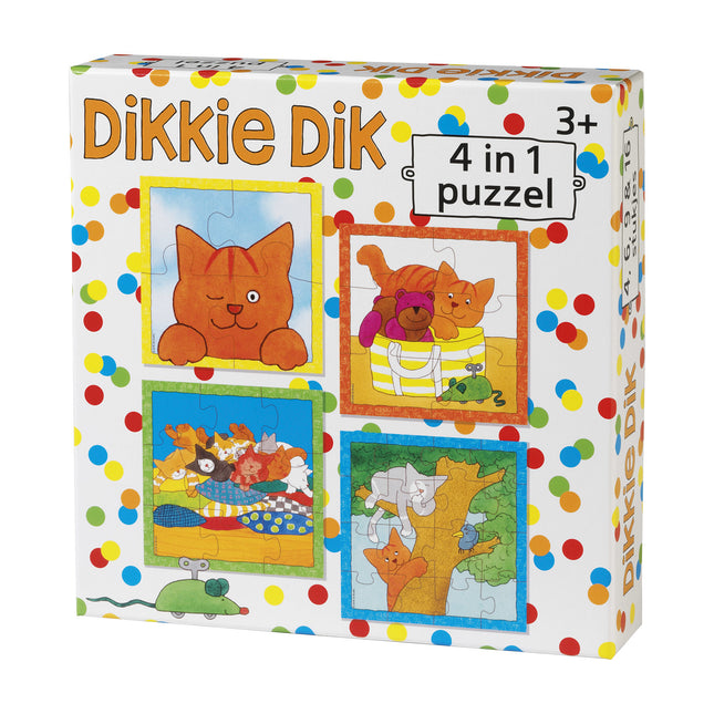 Puzzle Dikkie Dik 4 w 1