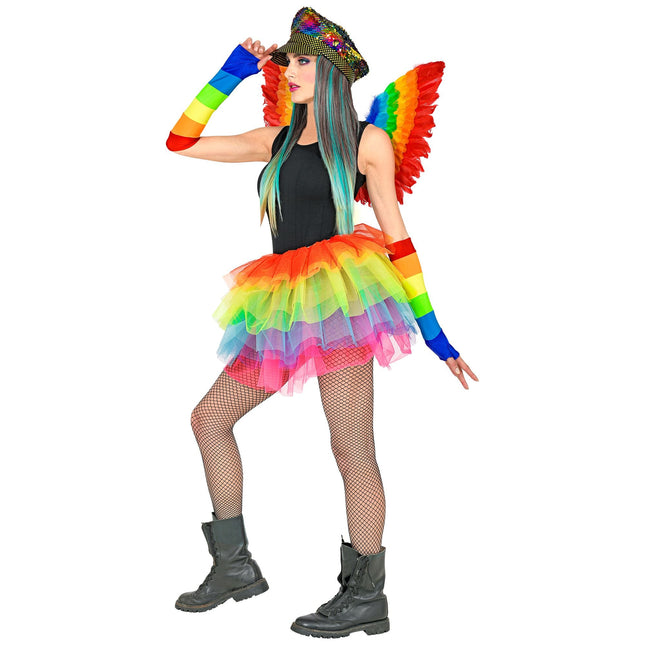 Rainbow Tutu Ladies 45cm