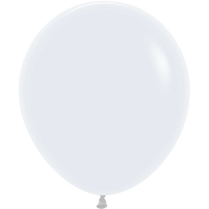 Balony białe 45cm 25szt