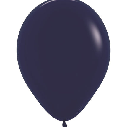 Balony granatowe 25cm 100szt