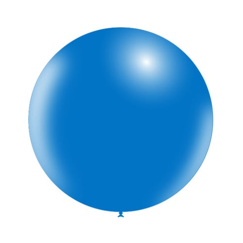 Niebieski balon gigant 60 cm