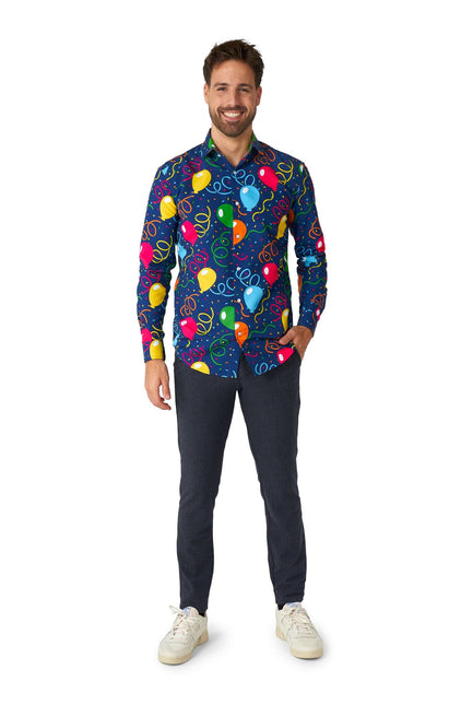 Party Balloons Shirt Men Suitmeister