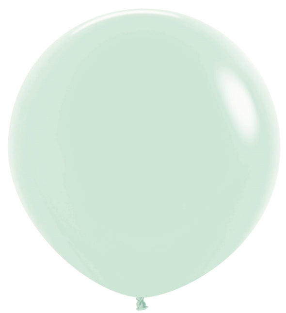 Balony Pastel Matte Green 91cm 10szt