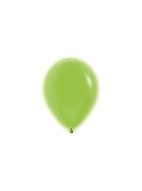 Balony Neon Zielony 12cm 50szt