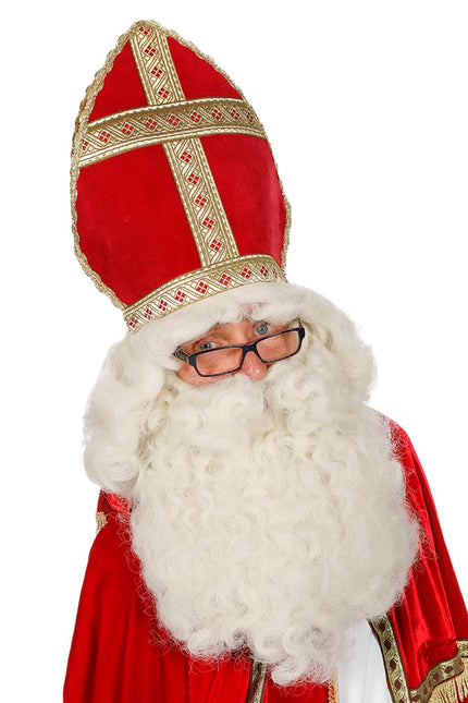 Luksusowa broda i peruka Sinterklaas