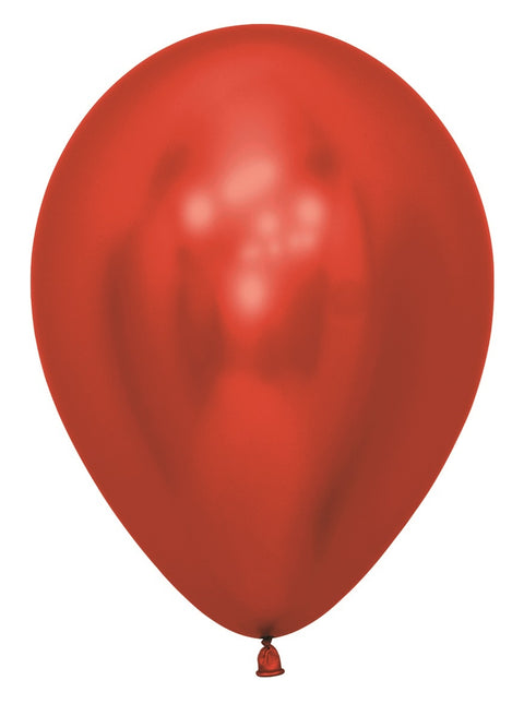 Balony Reflex Red 30cm 50szt