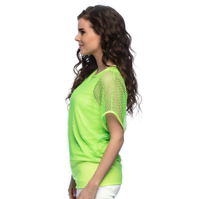 Fishnet Shirt Green Ladies M/L