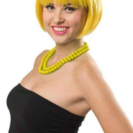 Peruka Bob Neon Yellow