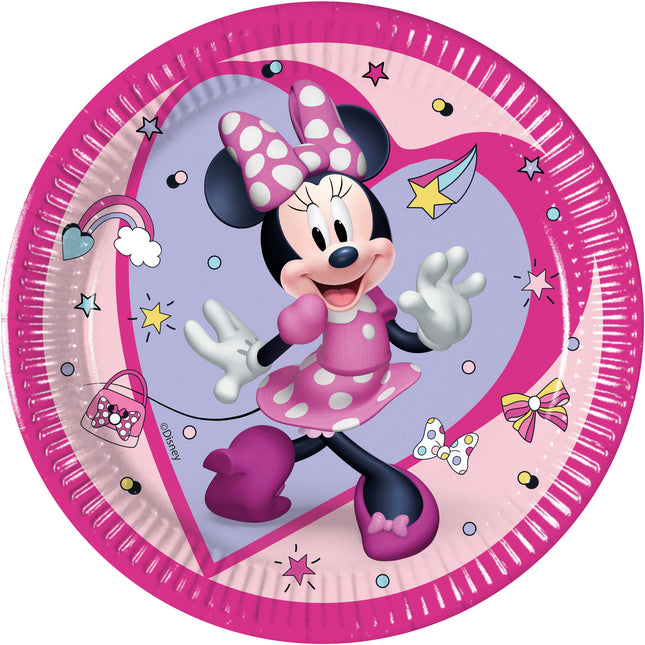 Talerze Minnie Junior 20cm 8szt