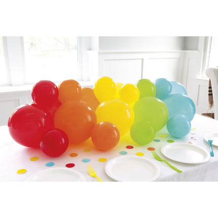 Dekoracja stołu Balony Rainbow 26cm