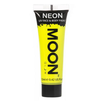 Farba do twarzy Moon Glow Intense Neon UV Intensywny żółty