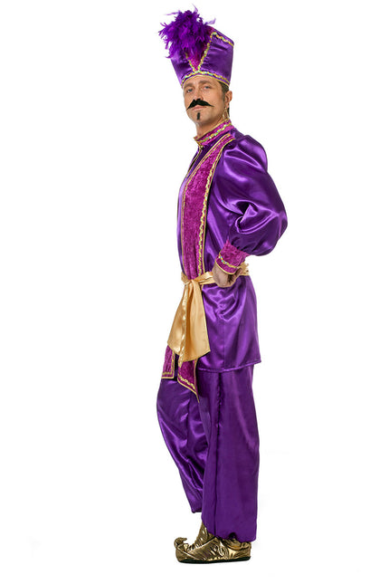 Fioletowy męski kostium sułtana