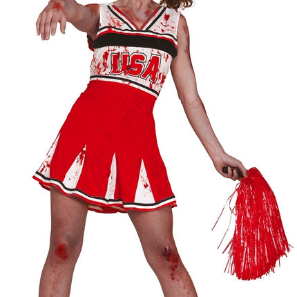 Kostium Zombie na Halloween dla cheerleaderki