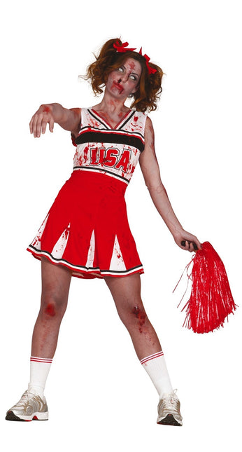 Kostium Zombie na Halloween dla cheerleaderki