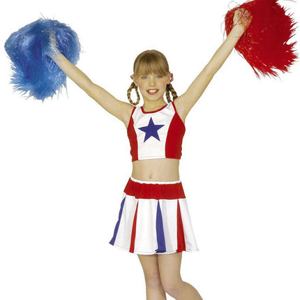 Pompon cheerleaderki czerwony