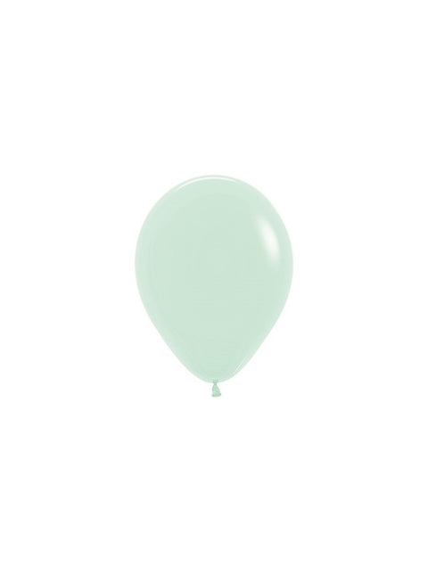 Balony Pastel Matte Green 12cm 50szt