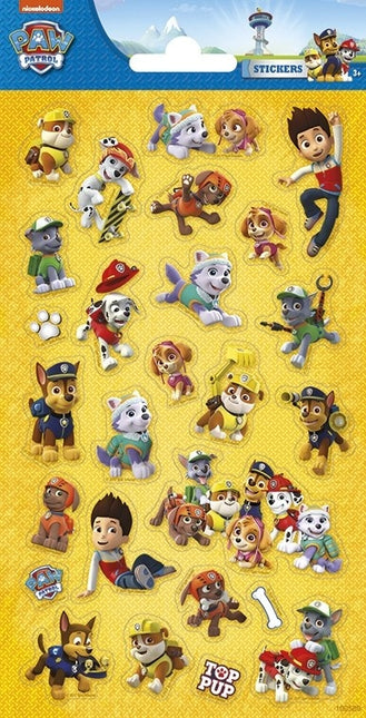 Naklejki Paw Patrol z brokatem