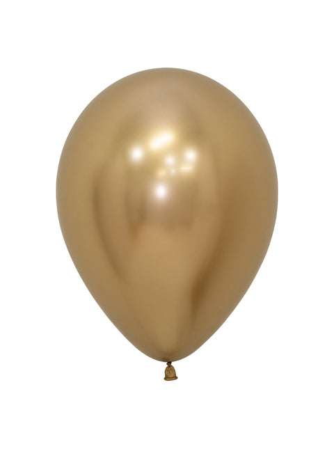 Balony Reflex Gold 23cm 80szt