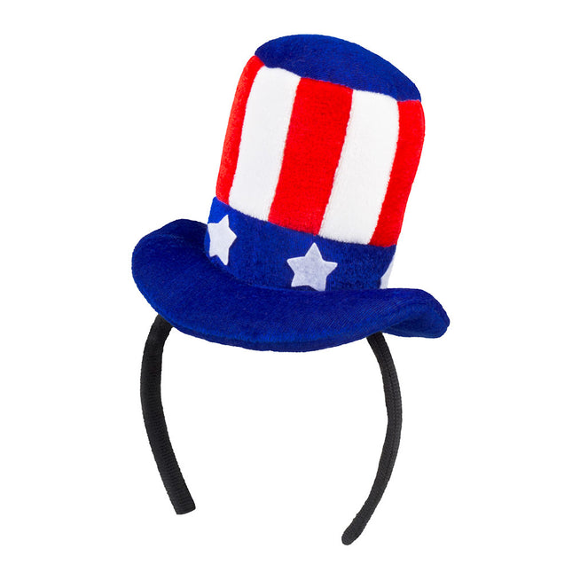 Tiara Hat z amerykańską flagą