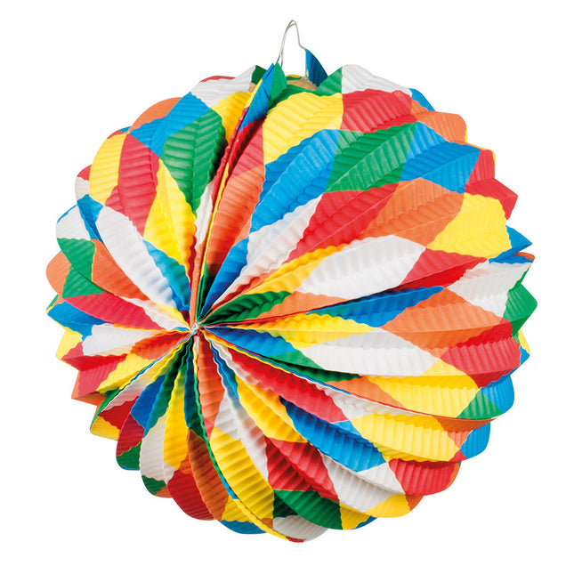 Tęczowe lampiony Balon 22cm 12szt