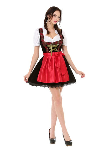 Dirndl Dress Oktoberfest Roses