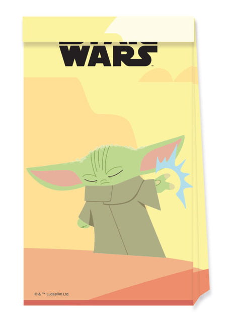 Torebki na przyjęcia Star Wars Baby Yoda 4 szt.