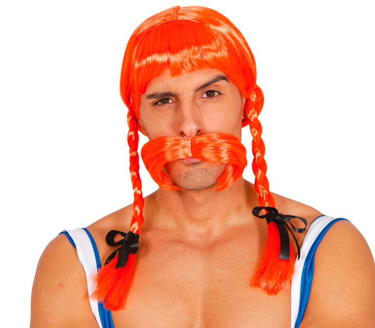 Gaul Wig Orange