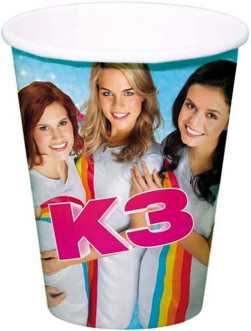 K3 Kubki kartonowe 250ml 8szt