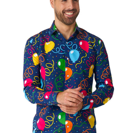 Party Balloons Shirt Men Suitmeister