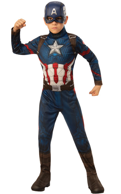 Kostium Kapitana Ameryki dla dziecka niebieski
