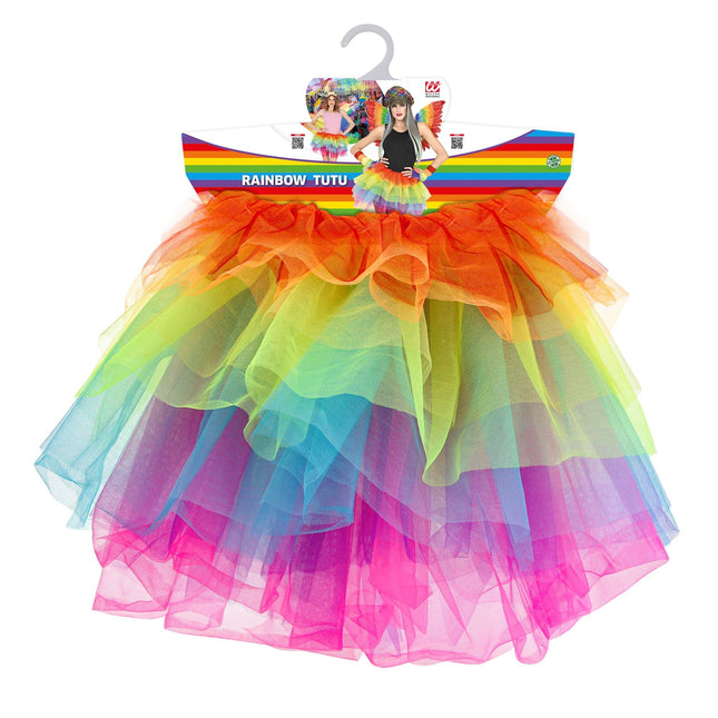 Rainbow Tutu Ladies 45cm