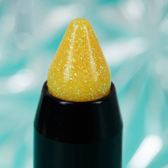 Moon Glitter Iridescent Body Crayons Yellow 3.2g