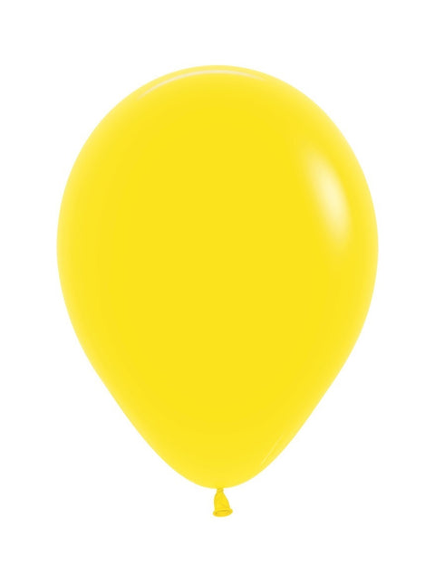 Balony żółte 25cm 100szt