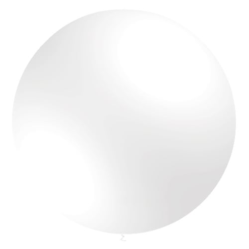 Biały balon gigant XL 91cm