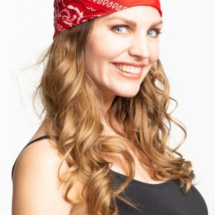 Bandana tradycyjna czerwona 55 cm