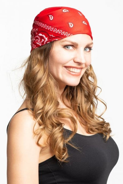 Bandana tradycyjna czerwona 55 cm