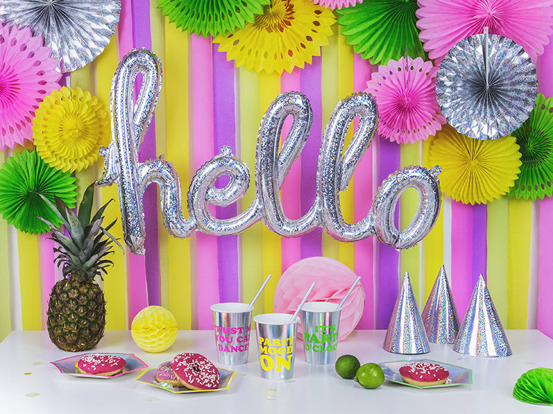 Balon foliowy Hello Holographic 72 cm