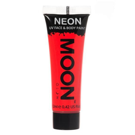 Farba do twarzy Moon Glow Intense Neon UV Intensywna czerwień