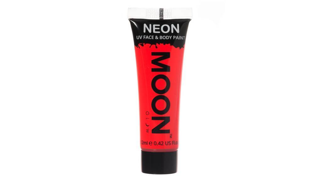 Farba do twarzy Moon Glow Intense Neon UV Intensywna czerwień