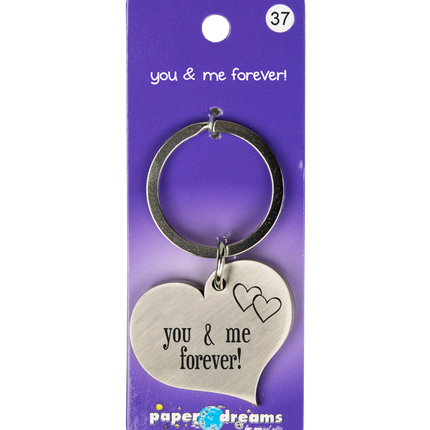 Seutelhanger You & Me Forever 10cm