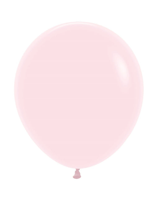 Balony Pastel Matte Pink 45cm 25szt