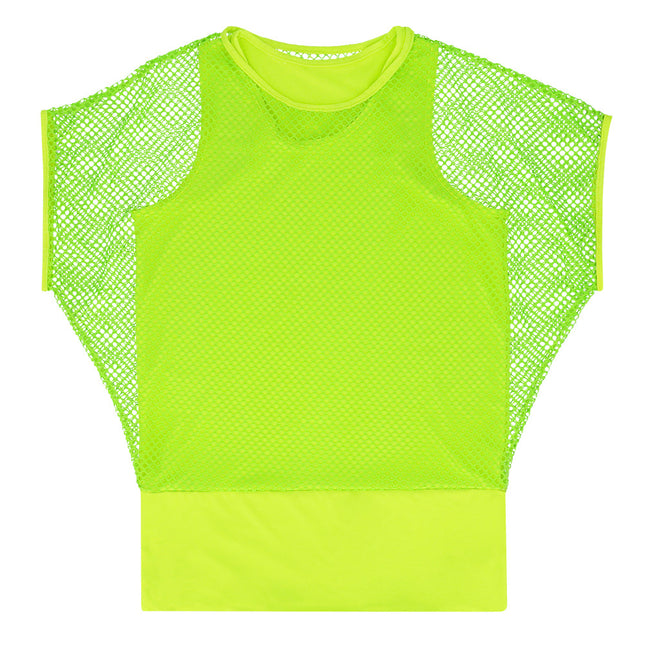 Fishnet Shirt Green Ladies M/L