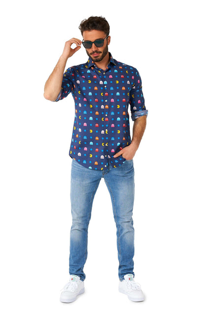 Pixel PAC-MAN Shirt Men OppoSuits