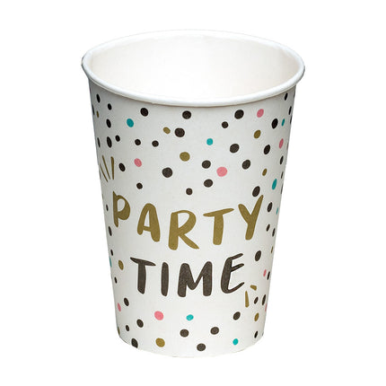 Kubki Party Time Paper 210ml 8szt