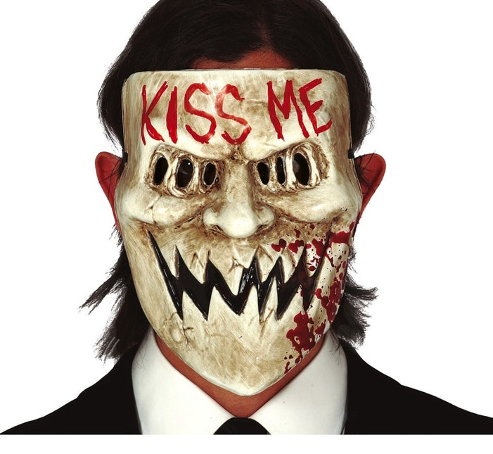 Maska Halloween Horror Kiss Me