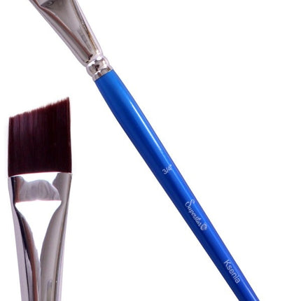 Blue Schmink Brush Angle No.3/4