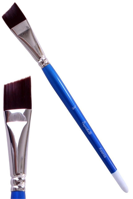 Blue Schmink Brush Angle No.3/4