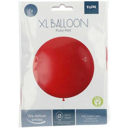 Balon czerwony Ruby Red 78cm