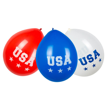 Balony USA 25cm 6szt