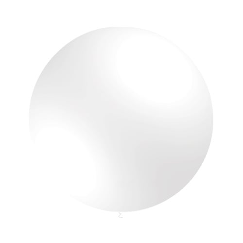 Biały balon gigant 60 cm